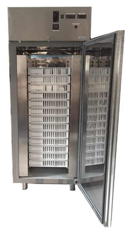 Etuve à yaourts inox pour laiterie et fromagerie. L'étuve automatique EYA520.